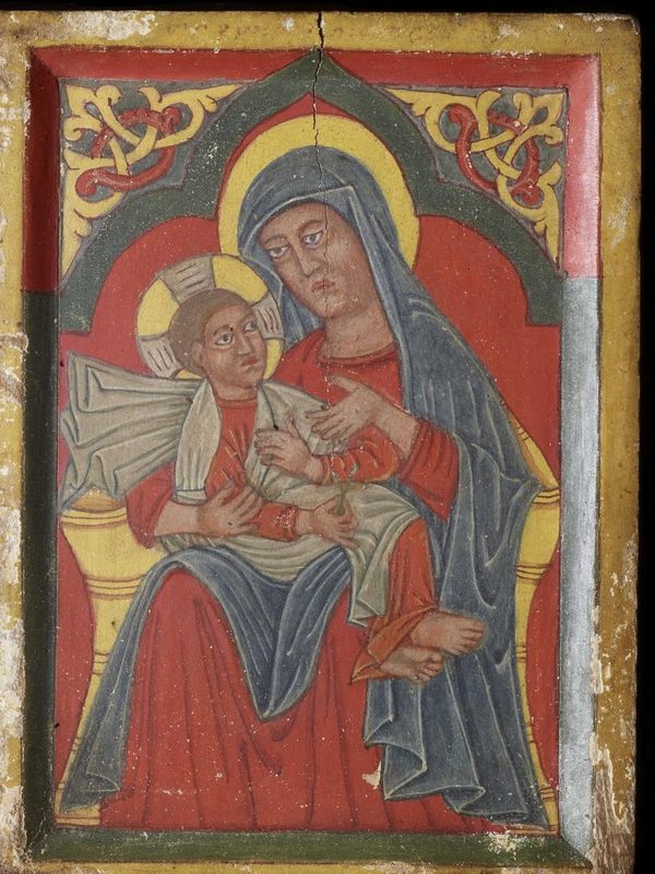 Ethiopian icon of Mary and the infant Christ