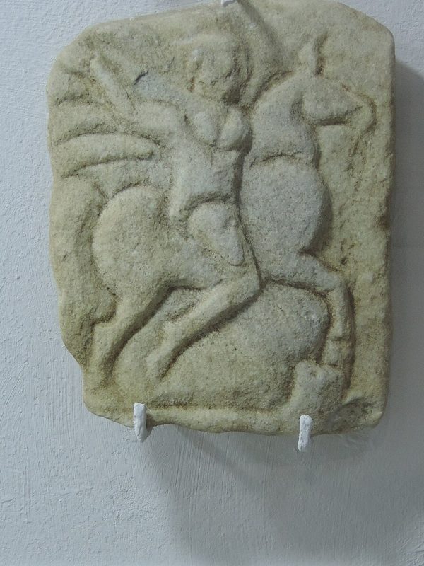 Stone tablet of the Thracian Horseman god